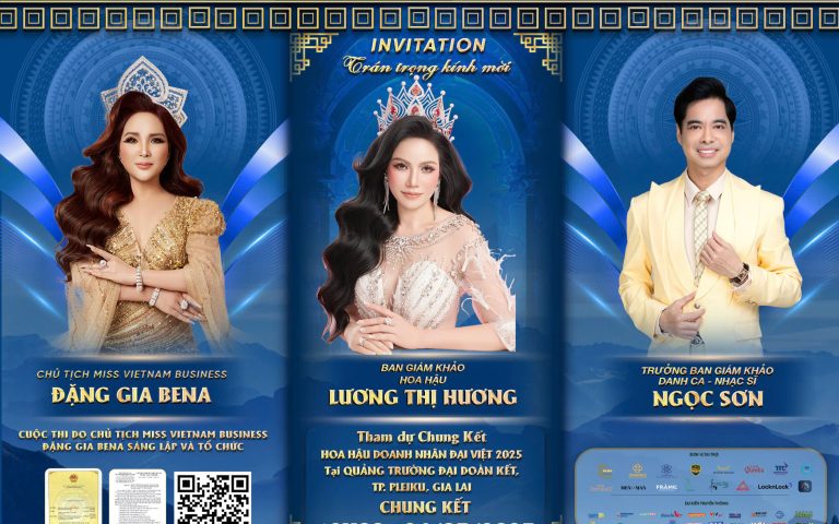 Hoa hậu Doanh nhân Toàn cầu 2025 Lương Thị Hương lần đầu cầm cân nảy mực tại sân chơi nhan sắc lớn