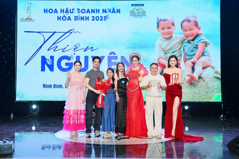 Huỳnh Thị Châu “góp lửa” yêu thương tại Gala thiện nguyện Hoa hậu Doanh nhân Hòa bình 2025
